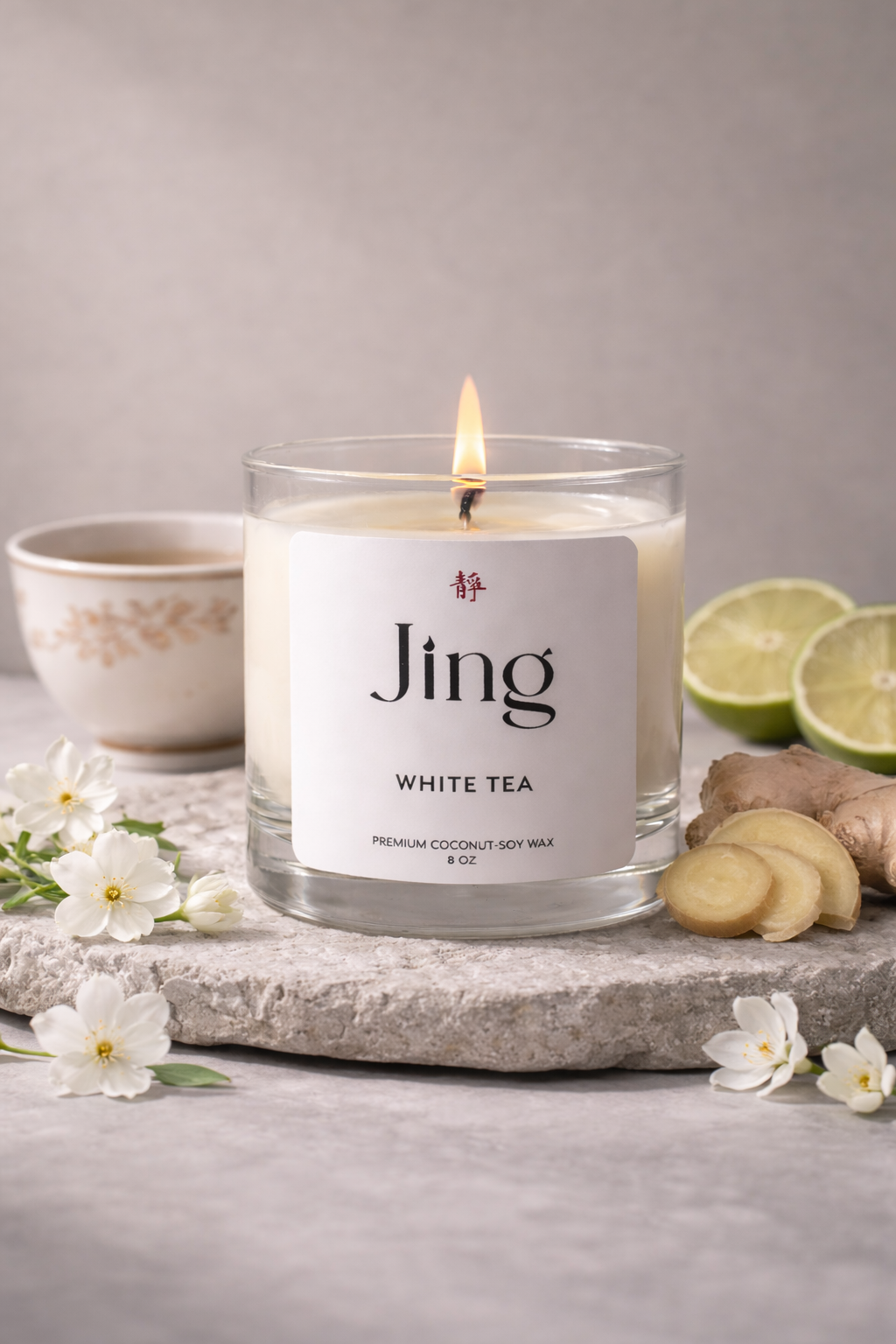 White Tea Candle